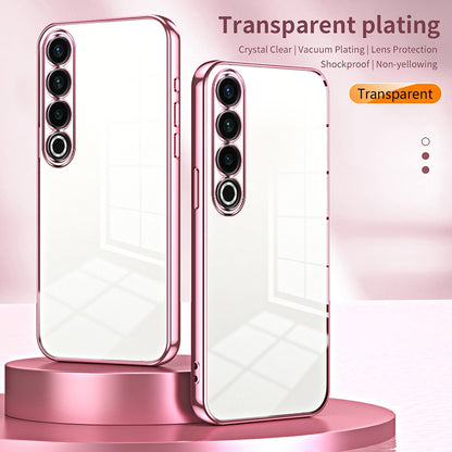 Meizu 20 Pro Phone Case with Transparent Plating and Fine Hole Design: Crystal Clear & Scratch-Resistant