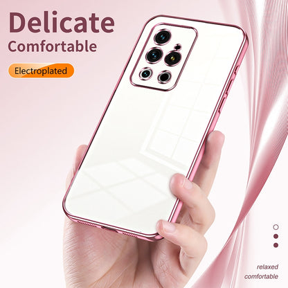 Meizu 18 Pro Phone Case with Transparent Plating and Fine Hole Design: Crystal Clear & Scratch-Resistant