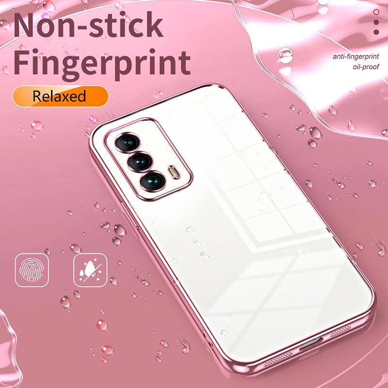 Meizu 18 Phone Case with Transparent Plating and Fine Hole Design: Crystal Clear & Scratch-Resistant