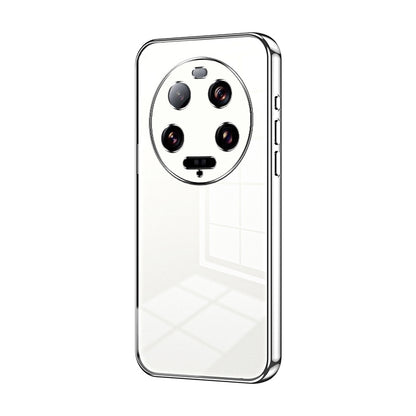 Xiaomi 13 Ultra Phone Case with Transparent Plating and Fine Hole Design: Crystal Clear & Scratch-Resistant