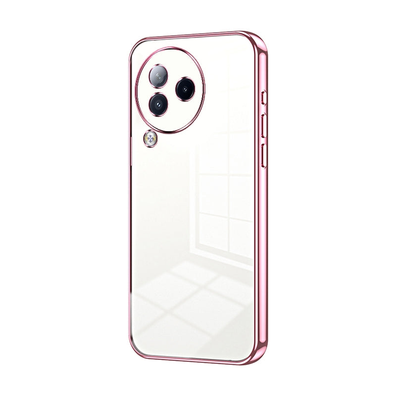 Xiaomi Civi 3 Phone Case with Transparent Plating and Fine Hole Design: Crystal Clear & Scratch-Resistant