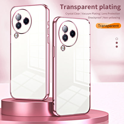 Xiaomi Civi 3 Phone Case with Transparent Plating and Fine Hole Design: Crystal Clear & Scratch-Resistant