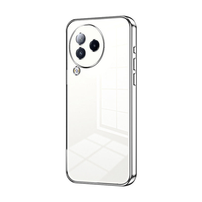 Xiaomi Civi 3 Phone Case with Transparent Plating and Fine Hole Design: Crystal Clear & Scratch-Resistant