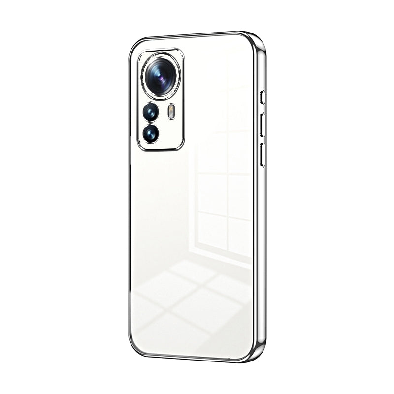 Xiaomi 12 Pro Phone Case with Transparent Plating and Fine Hole Design: Crystal Clear & Scratch-Resistant