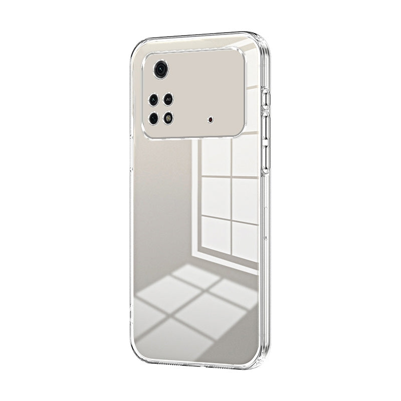 Xiaomi Poco M4 Pro Phone Case with Transparent Plating and Fine Hole Design: Crystal Clear & Scratch-Resistant