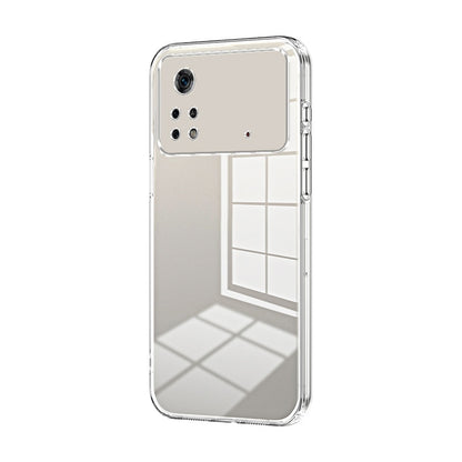 Xiaomi Poco X4 Pro 5G Phone Case with Transparent Plating and Fine Hole Design: Crystal Clear & Scratch-Resistant