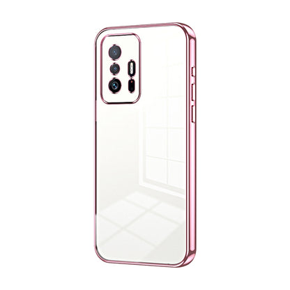 Xiaomi 11T Phone Case with Transparent Plating and Fine Hole Design: Crystal Clear & Scratch-Resistant