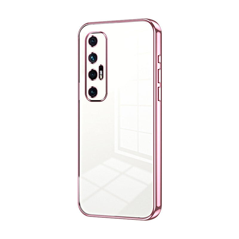 Xiaomi Mi 10S Phone Case with Transparent Plating and Fine Hole Design: Crystal Clear & Scratch-Resistant