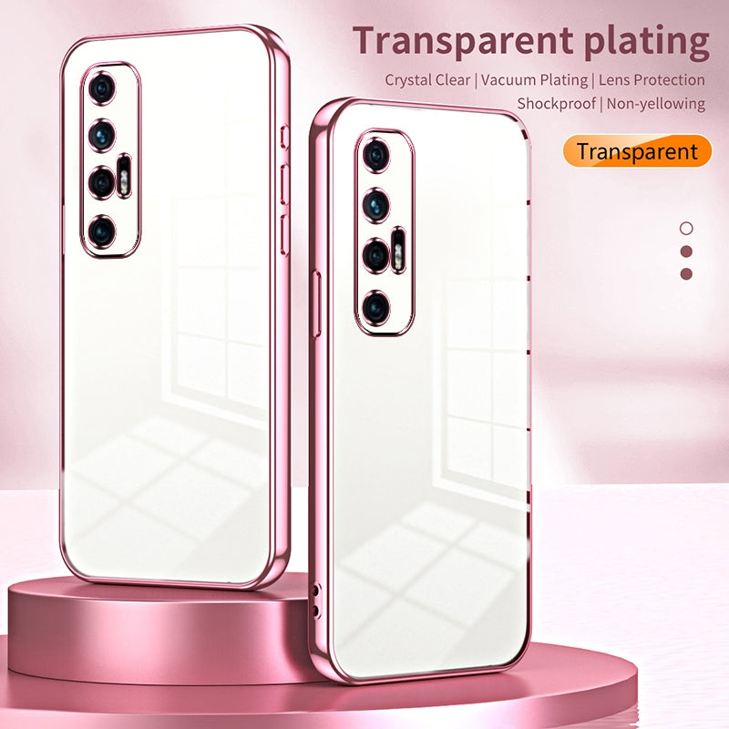 Xiaomi Mi 10S Phone Case with Transparent Plating and Fine Hole Design: Crystal Clear & Scratch-Resistant