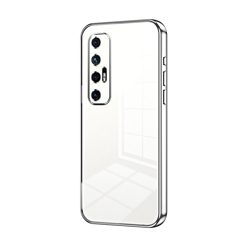 Xiaomi Mi 10S Phone Case with Transparent Plating and Fine Hole Design: Crystal Clear & Scratch-Resistant