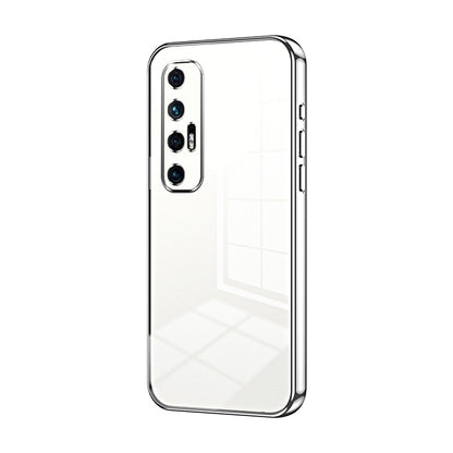 Xiaomi Mi 10S Phone Case with Transparent Plating and Fine Hole Design: Crystal Clear & Scratch-Resistant