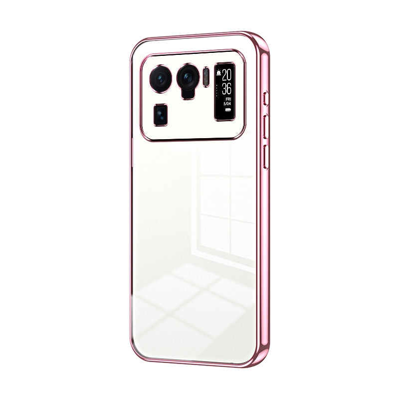 Xiaomi Mi 11 Ultra Phone Case with Transparent Plating and Fine Hole Design: Crystal Clear & Scratch-Resistant