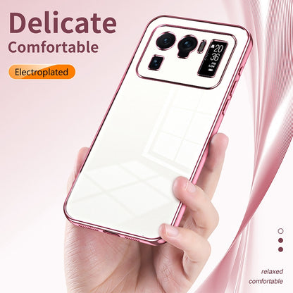 Xiaomi Mi 11 Ultra Phone Case with Transparent Plating and Fine Hole Design: Crystal Clear & Scratch-Resistant