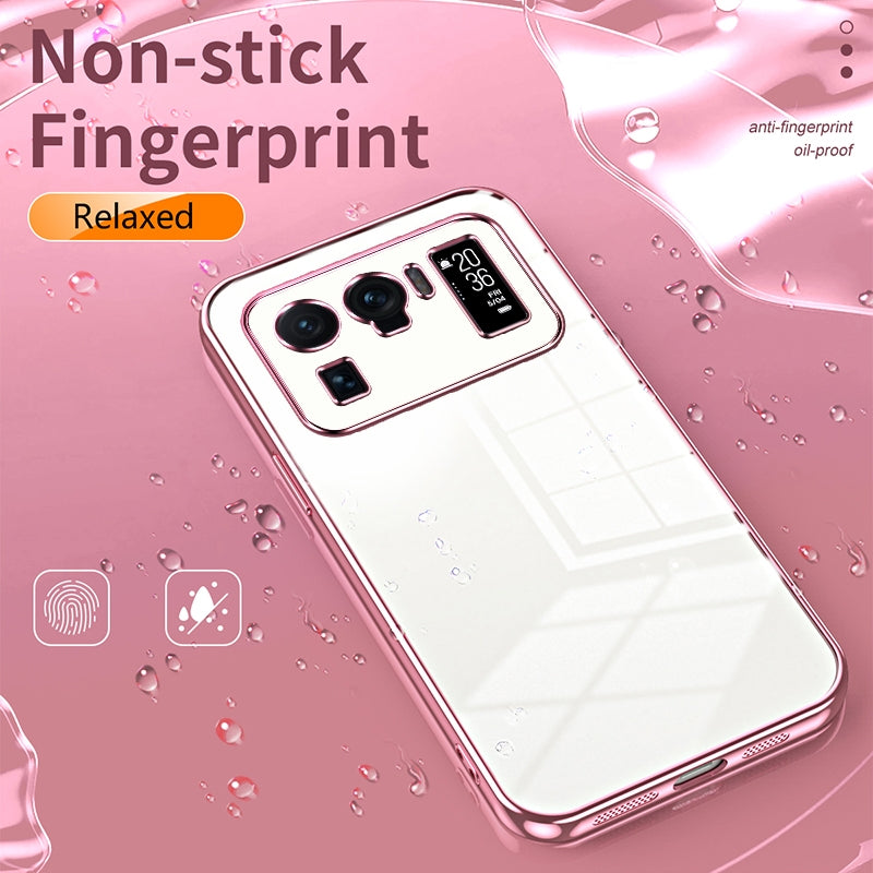 Xiaomi Mi 11 Ultra Phone Case with Transparent Plating and Fine Hole Design: Crystal Clear & Scratch-Resistant