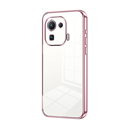 Xiaomi Mi 11 Pro Phone Case with Transparent Plating and Fine Hole Design: Crystal Clear & Scratch-Resistant