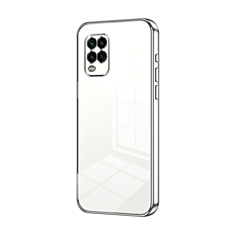 Xiaomi Mi 10 Lite 5G Phone Case with Transparent Plating and Fine Hole Design: Crystal Clear & Scratch-Resistant