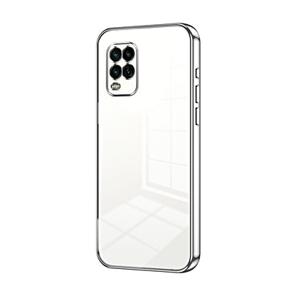 Xiaomi Mi 10 Lite 5G Phone Case with Transparent Plating and Fine Hole Design: Crystal Clear & Scratch-Resistant