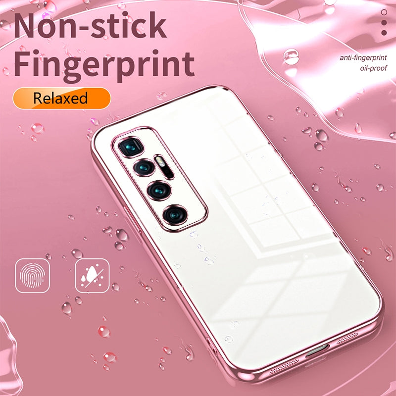 Xiaomi Mi 10 Ultra Phone Case with Transparent Plating and Fine Hole Design: Crystal Clear & Scratch-Resistant