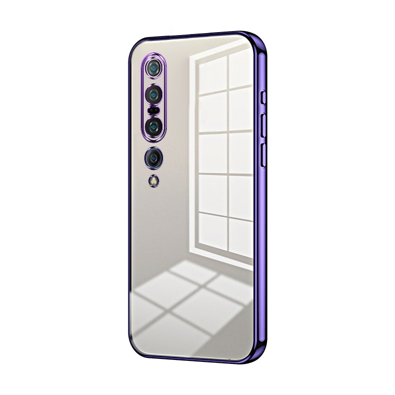 Xiaomi Mi 10 Pro 5G Phone Case with Transparent Plating and Fine Hole Design: Crystal Clear & Scratch-Resistant