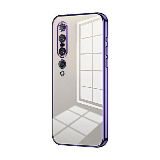 Xiaomi Mi 10 Pro 5G Phone Case with Transparent Plating and Fine Hole Design: Crystal Clear & Scratch-Resistant