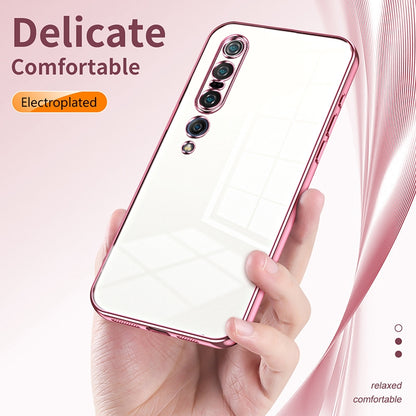 Xiaomi Mi 10 Pro 5G Phone Case with Transparent Plating and Fine Hole Design: Crystal Clear & Scratch-Resistant