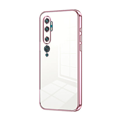 Xiaomi Mi CC9 Pro Phone Case with Transparent Plating and Fine Hole Design: Crystal Clear & Scratch-Resistant