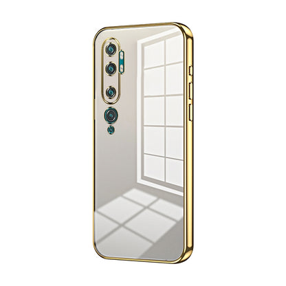 Xiaomi Mi CC9 Pro Phone Case with Transparent Plating and Fine Hole Design: Crystal Clear & Scratch-Resistant