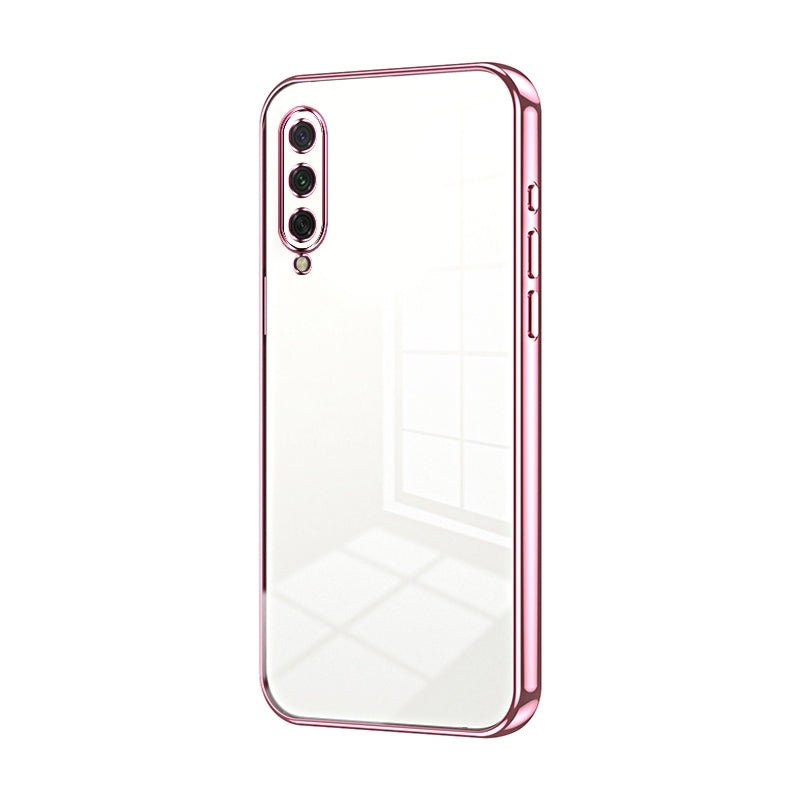 Xiaomi Mi Mi A3 Phone Case with Transparent Plating and Fine Hole Design: Crystal Clear & Scratch-Resistant