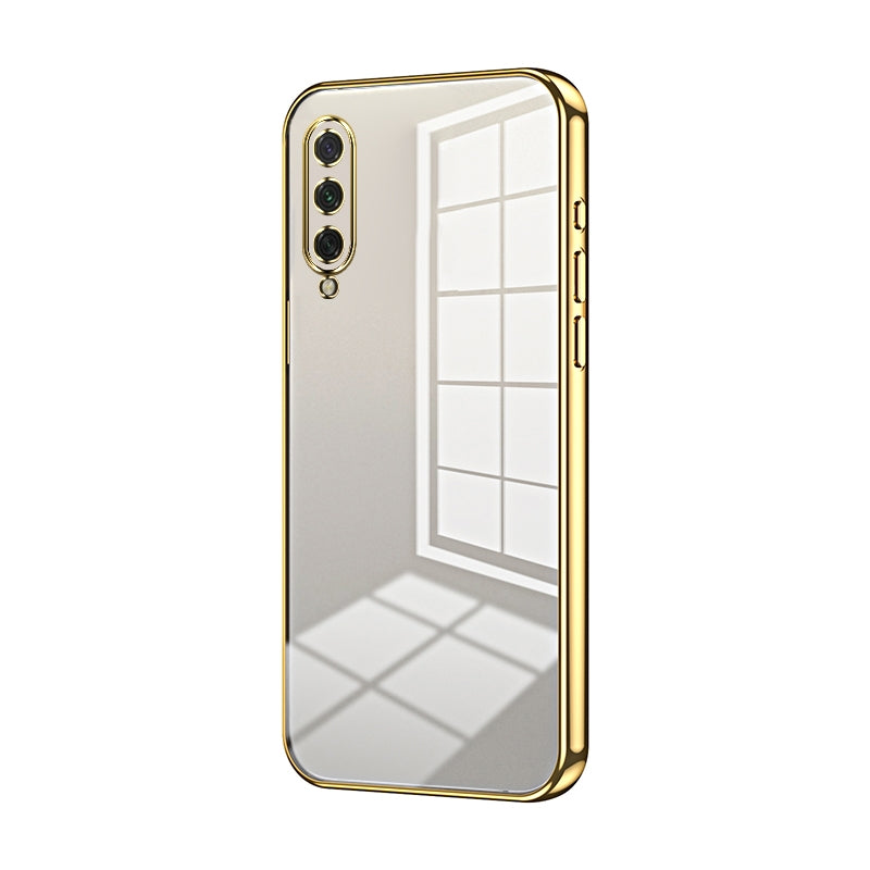 Xiaomi Mi CC9e Phone Case with Transparent Plating and Fine Hole Design: Crystal Clear & Scratch-Resistant