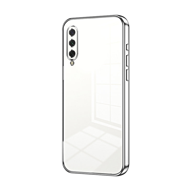 Xiaomi Mi CC9e Phone Case with Transparent Plating and Fine Hole Design: Crystal Clear & Scratch-Resistant