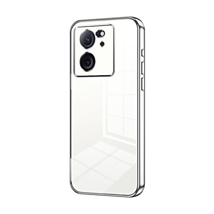 Xiaomi 13T Phone Case with Transparent Plating and Fine Hole Design: Crystal Clear & Scratch-Resistant