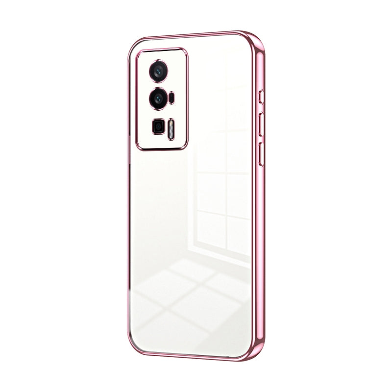 Xiaomi Redmi K60 Phone Case with Transparent Plating and Fine Hole Design: Crystal Clear & Scratch-Resistant