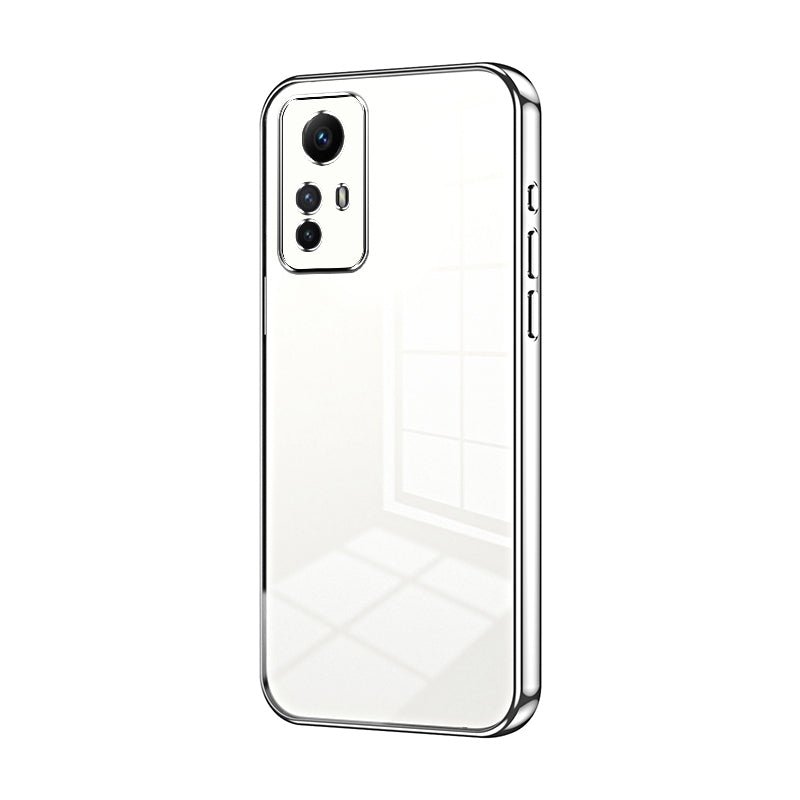 Xiaomi Redmi Note 12S Phone Case with Transparent Plating and Fine Hole Design: Crystal Clear & Scratch-Resistant