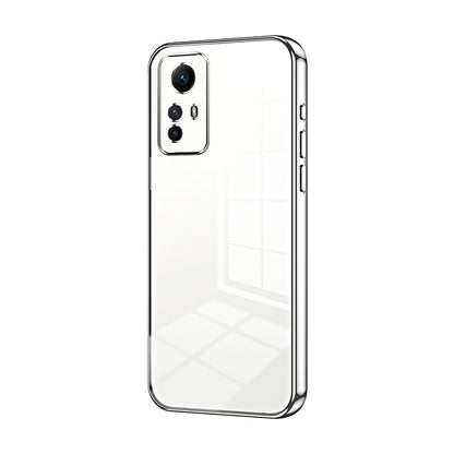 Xiaomi Redmi Note 12S Phone Case with Transparent Plating and Fine Hole Design: Crystal Clear & Scratch-Resistant