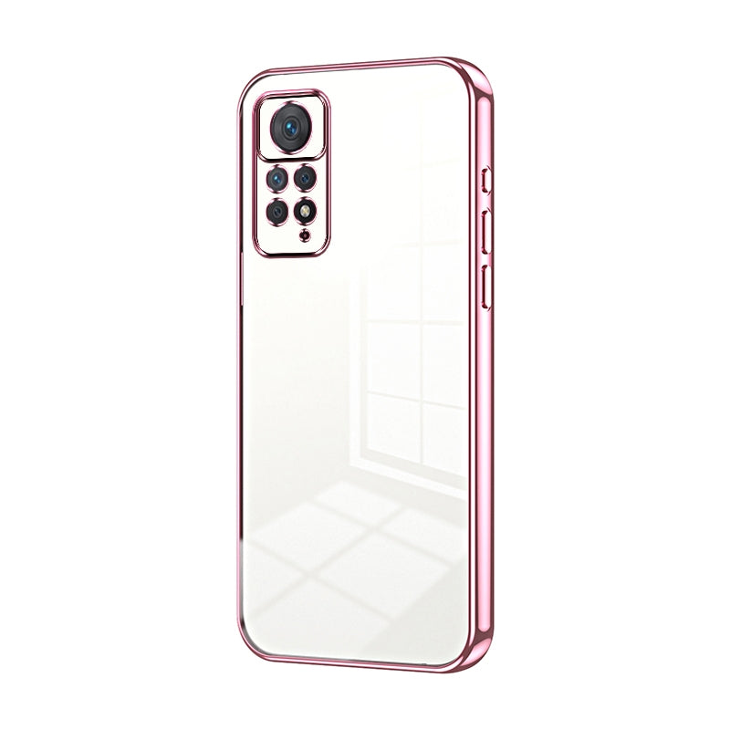 Xiaomi Redmi Note 11 Pro 4G Phone Case with Transparent Plating and Fine Hole Design: Crystal Clear & Scratch-Resistant