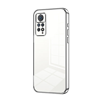 Xiaomi Redmi Note 11 Pro 4G Phone Case with Transparent Plating and Fine Hole Design: Crystal Clear & Scratch-Resistant