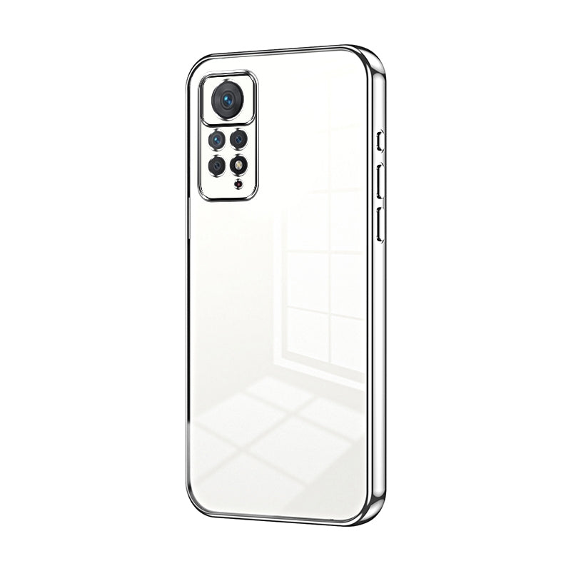 Xiaomi Redmi Note 11 Pro 5G Phone Case with Transparent Plating and Fine Hole Design: Crystal Clear & Scratch-Resistant