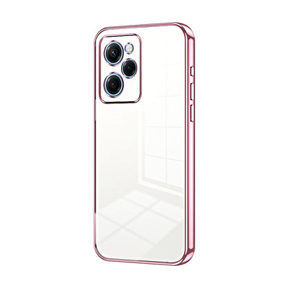 Xiaomi Redmi Note 12 Pro Speed Phone Case with Transparent Plating and Fine Hole Design: Crystal Clear & Scratch-Resistant