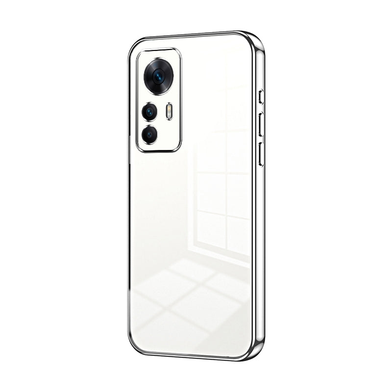 Xiaomi 12T Phone Case with Transparent Plating and Fine Hole Design: Crystal Clear & Scratch-Resistant