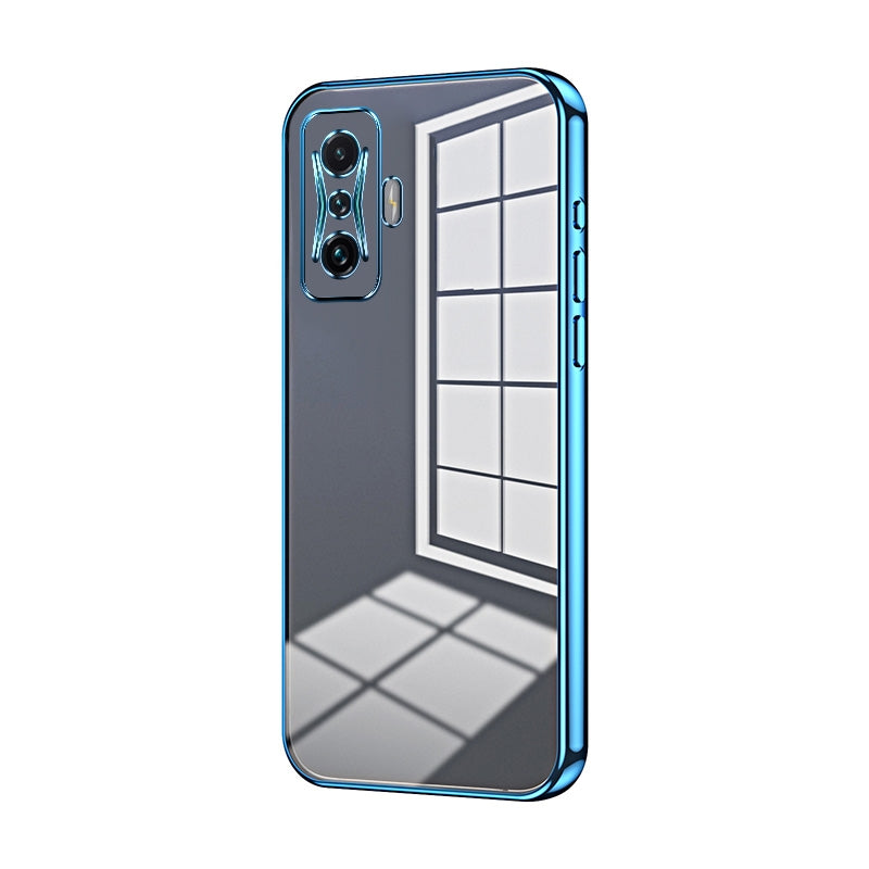 Xiaomi Redmi K50 Gaming Phone Case with Transparent Plating and Fine Hole Design: Crystal Clear & Scratch-Resistant