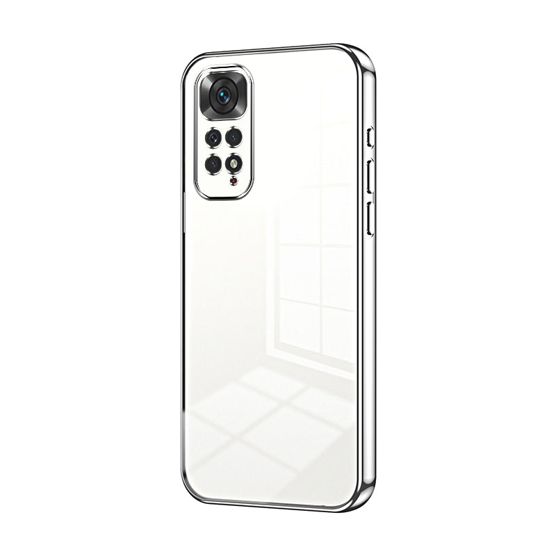 Xiaomi Redmi Note 11 Global Phone Case with Transparent Plating and Fine Hole Design: Crystal Clear & Scratch-Resistant