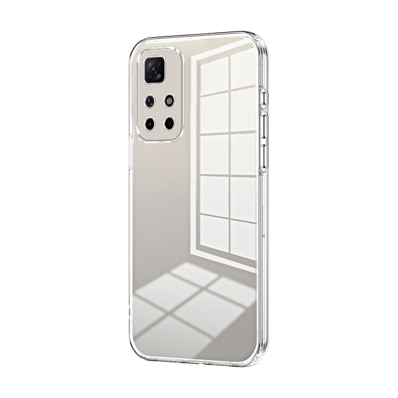 Xiaomi Redmi Note 11S 5G Phone Case with Transparent Plating and Fine Hole Design: Crystal Clear & Scratch-Resistant