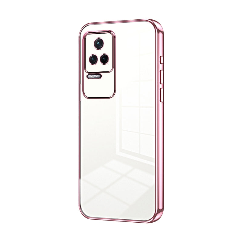 Xiaomi Redmi K50 Phone Case with Transparent Plating and Fine Hole Design: Crystal Clear & Scratch-Resistant