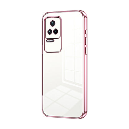 Xiaomi Redmi K50 Phone Case with Transparent Plating and Fine Hole Design: Crystal Clear & Scratch-Resistant