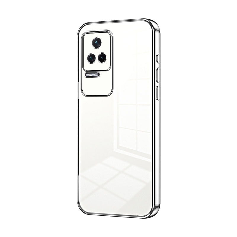 Xiaomi Redmi K50 Phone Case with Transparent Plating and Fine Hole Design: Crystal Clear & Scratch-Resistant