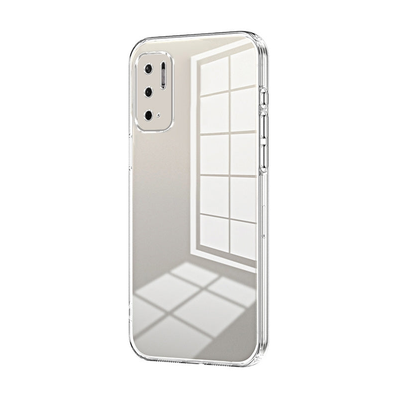 Xiaomi Redmi Note 10T 5G Phone Case with Transparent Plating and Fine Hole Design: Crystal Clear & Scratch-Resistant