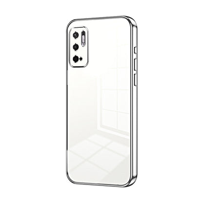 Xiaomi Redmi Note 10T 5G Phone Case with Transparent Plating and Fine Hole Design: Crystal Clear & Scratch-Resistant