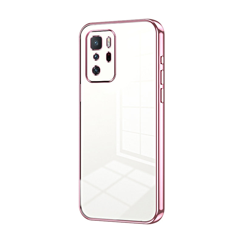 Xiaomi Poco X3 GT Phone Case with Transparent Plating and Fine Hole Design: Crystal Clear & Scratch-Resistant