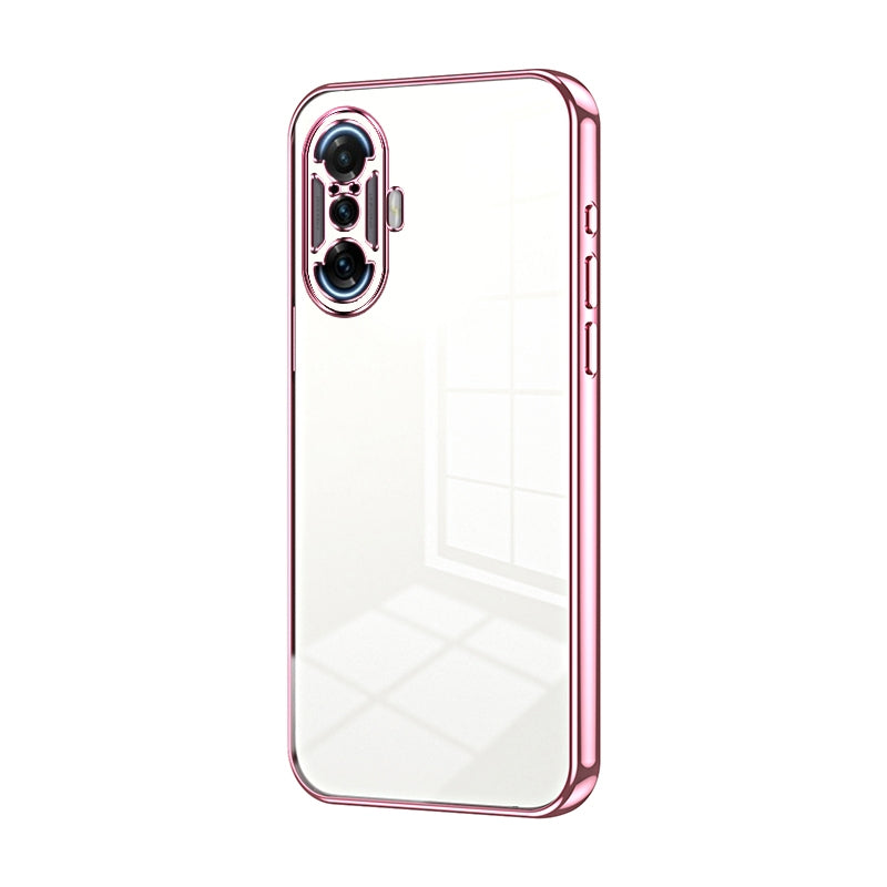 Xiaomi Poco F3 GT Phone Case with Transparent Plating and Fine Hole Design: Crystal Clear & Scratch-Resistant