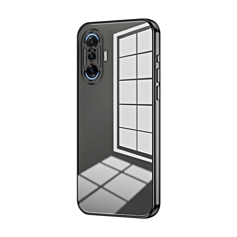 Xiaomi Redmi K40 Gaming Phone Case with Transparent Plating and Fine Hole Design: Crystal Clear & Scratch-Resistant